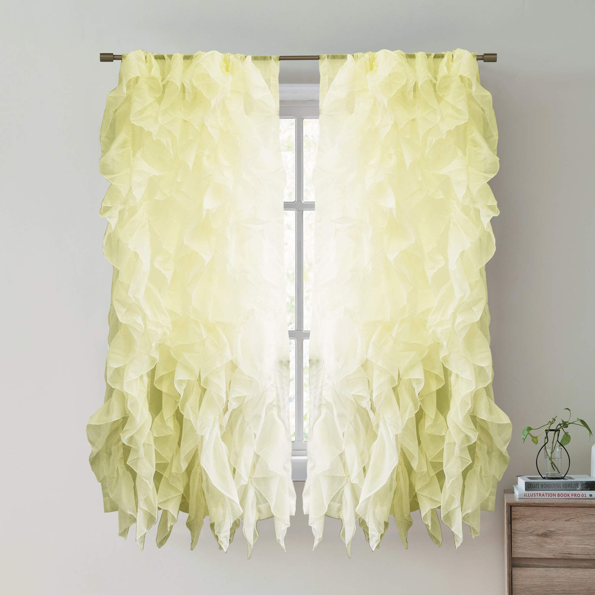 Foto 1 | Panel De Cortina De Ventana De La Colección Sweet Home Sheer Voile - Venta Internacional.