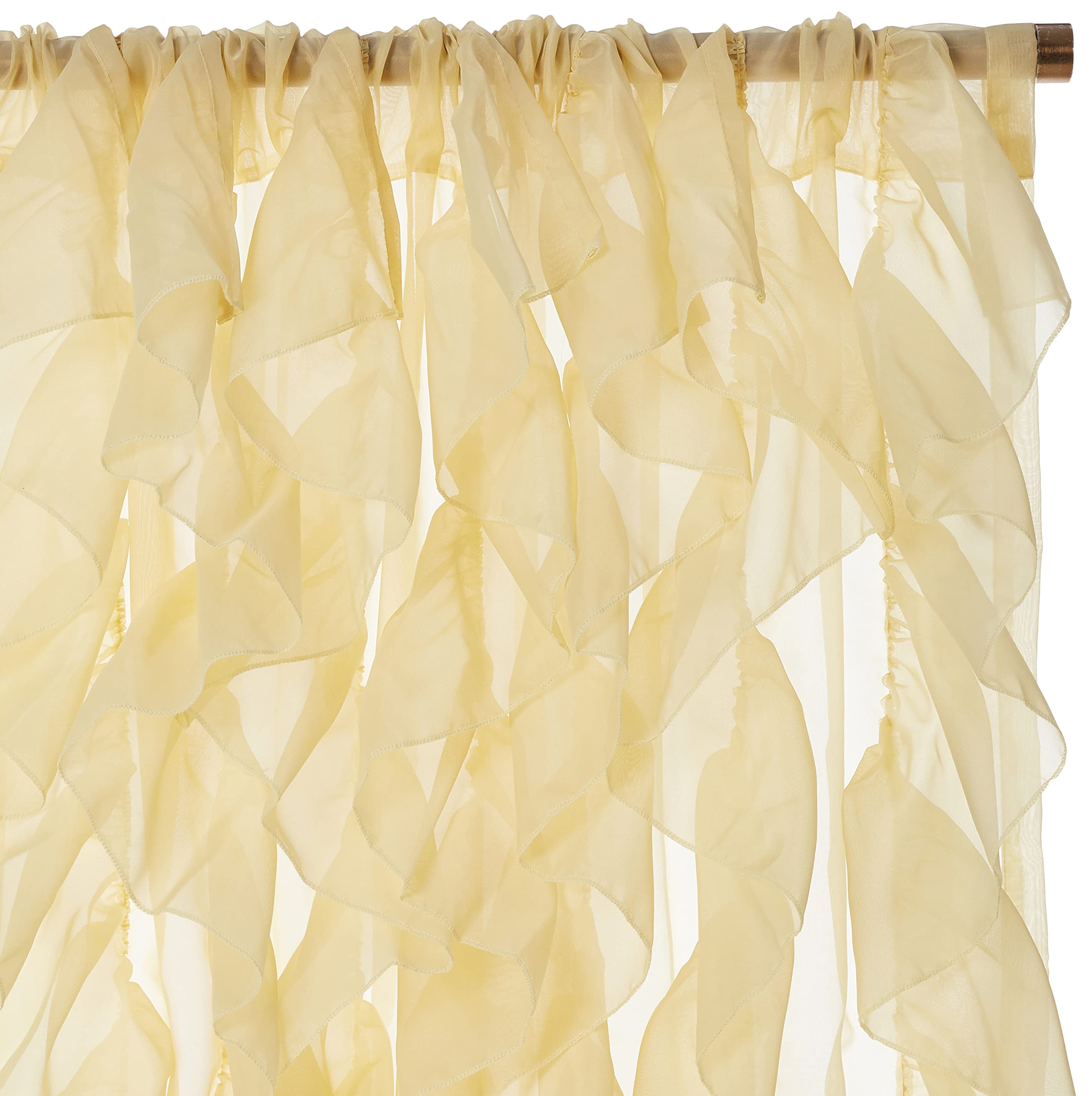 Foto 3 pulgar | Panel De Cortina De Ventana De La Colección Sweet Home Sheer Voile - Venta Internacional.