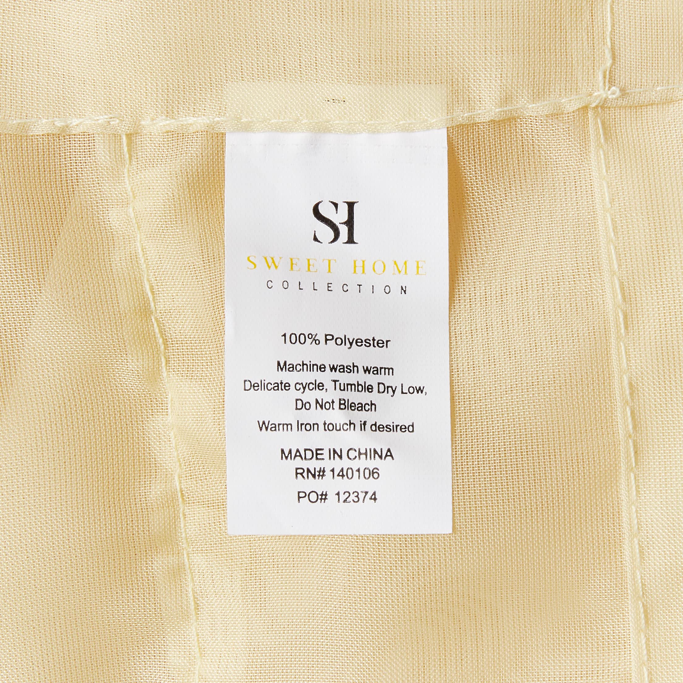 Foto 4 | Panel De Cortina De Ventana De La Colección Sweet Home Sheer Voile - Venta Internacional.