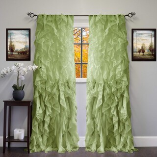 Foto 1 | Cortinas De Gasa Transparente Con Volantes De La Colección Sweet Home - Venta Internacional.