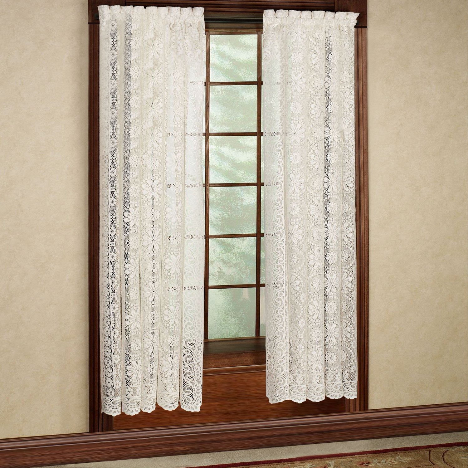 Foto 1 | Cortinas De Ventana De La Colección Sweet Home Hopewell, Color Blanco - Venta Internacional.