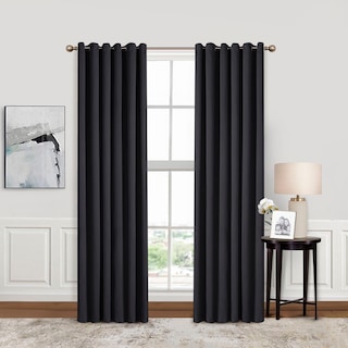 Foto 1 | Cortinas Blackout Obscuridad Total Dos Paneles Negro