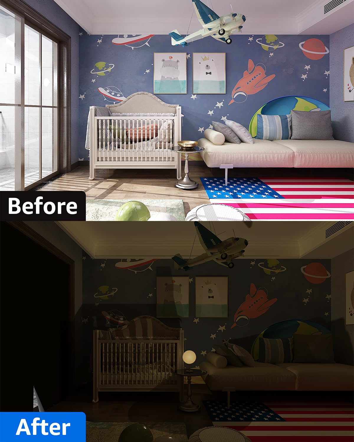 Foto 6 | Cortinas Opacas Sumobaby, Portátiles, 35 X 36 Cm, 100% Opacas - Venta Internacional.
