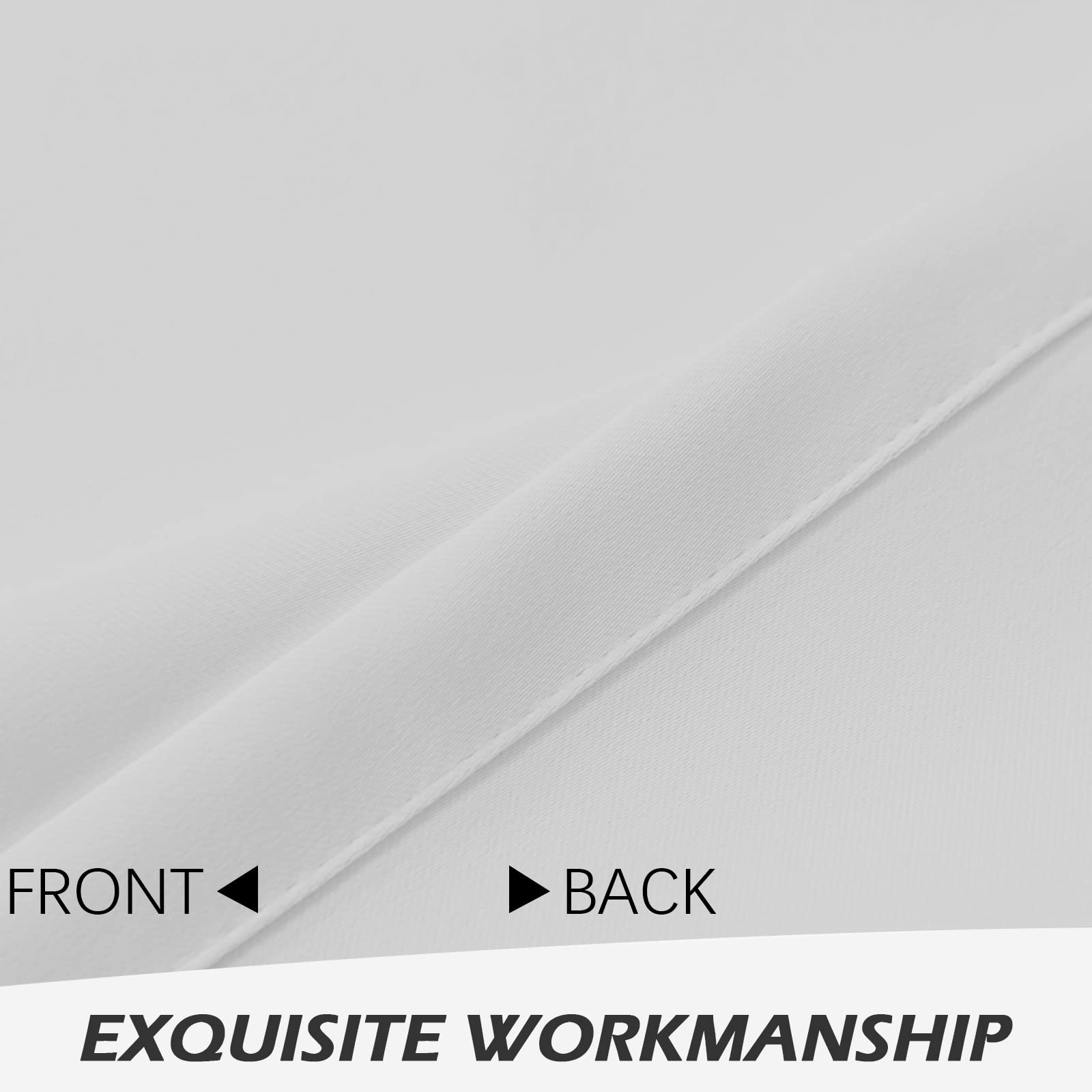 Foto 5 | Cortinas Mysky Home, Color Blanco Grisáceo, 229 X 229 Cm, Para Oscurecer Habitaciones - Venta Internacional.