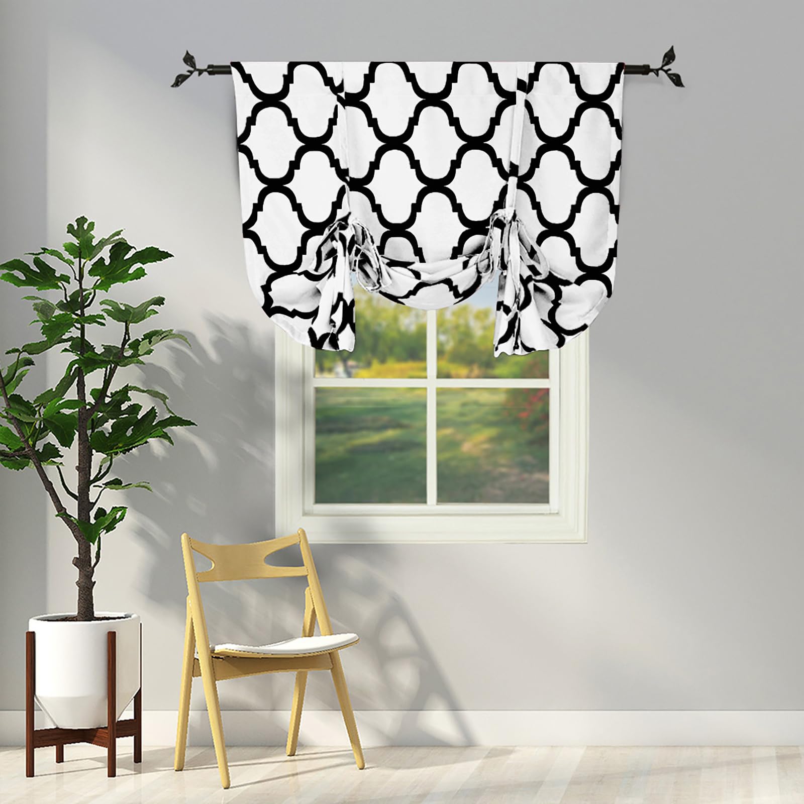 Foto 2 pulgar | Cortina Melodieux Moroccan Con Aislamiento Térmico, 42 X 160 Cm, Color Blanco Roto - Venta Internacional.