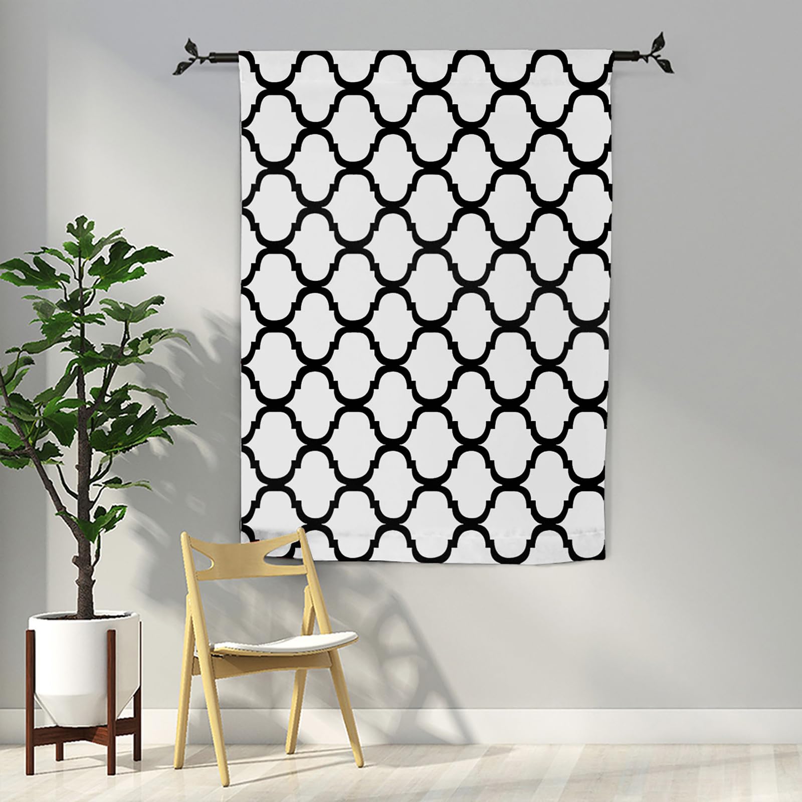 Foto 3 pulgar | Cortina Melodieux Moroccan Con Aislamiento Térmico, 42 X 160 Cm, Color Blanco Roto - Venta Internacional.