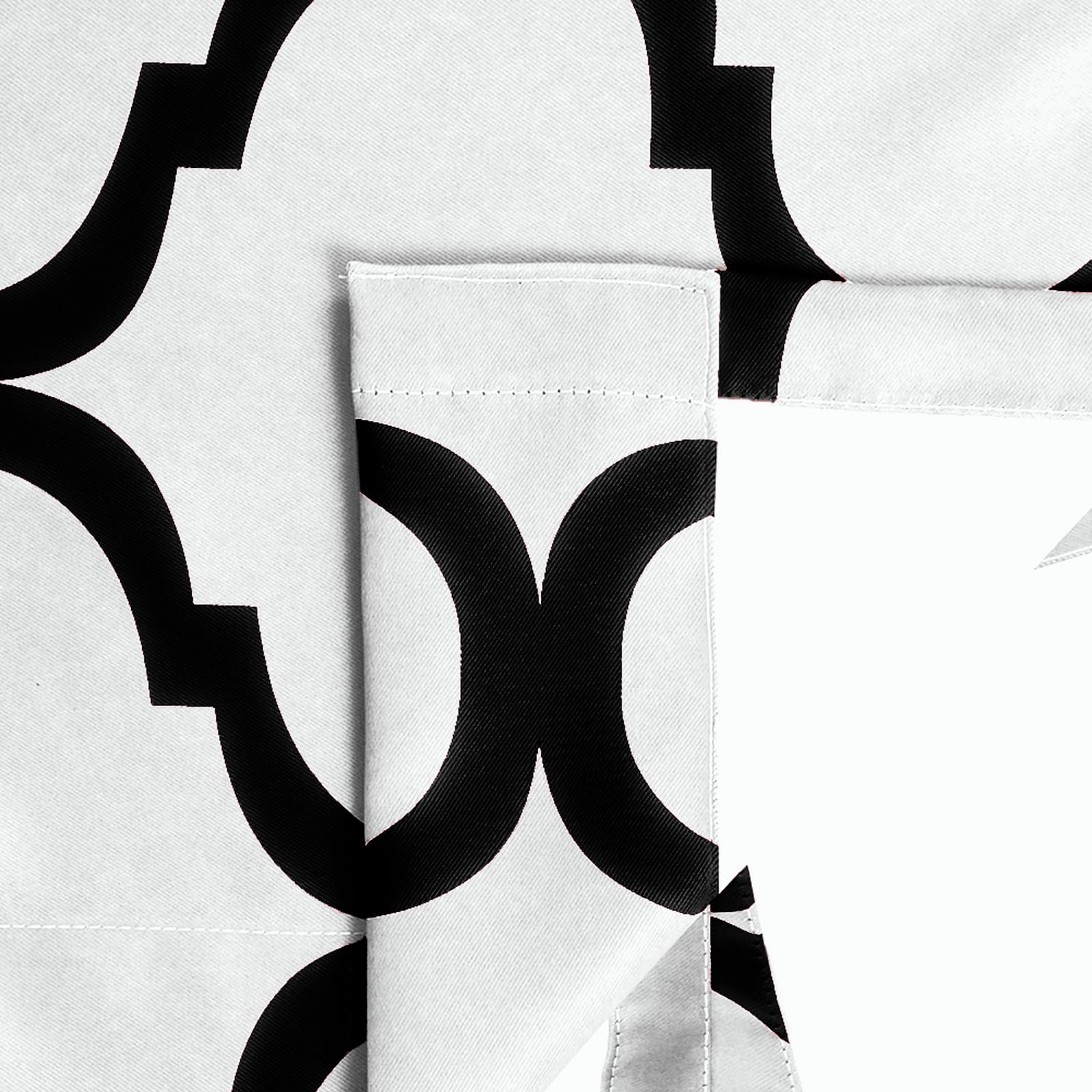 Foto 5 | Cortina Melodieux Moroccan Con Aislamiento Térmico, 42 X 160 Cm, Color Blanco Roto - Venta Internacional.