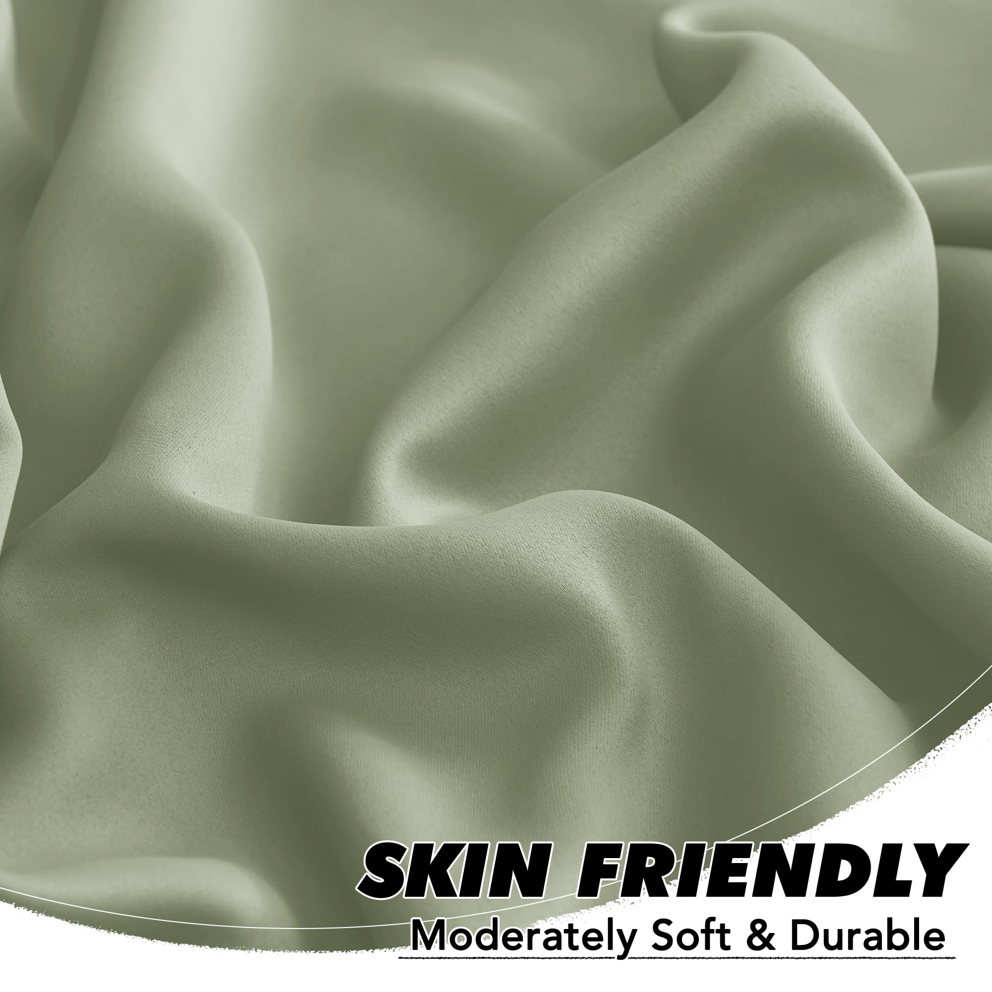Foto 6 | Cortinas Kgorge Para Oscurecer Habitaciones, 91 X 91 Cm, Color Verde Salvia, 2 Paneles - Venta Internacional.