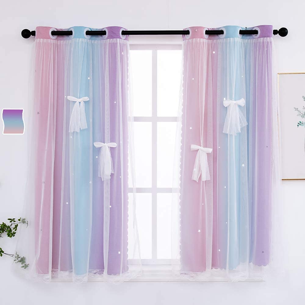 Foto 1 | Cortinas Yancorp  con Diseño de Estrellas y Mariposas - Venta Internacional