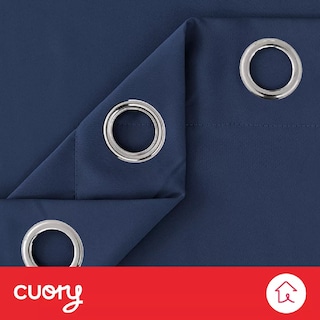 Foto 4 | Cortina Blackout 2 Paneles Aislada Premium 132 x 213 Azul Marino
