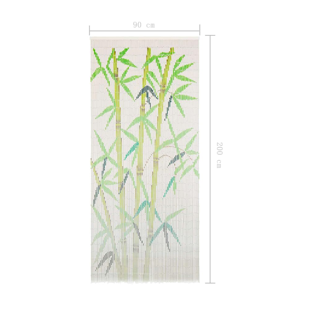 Foto 7 | Cortina De Puerta Contra Insectos Vidaxl Con Hojas De Bambú, Antimosquitos - Venta Internacional.