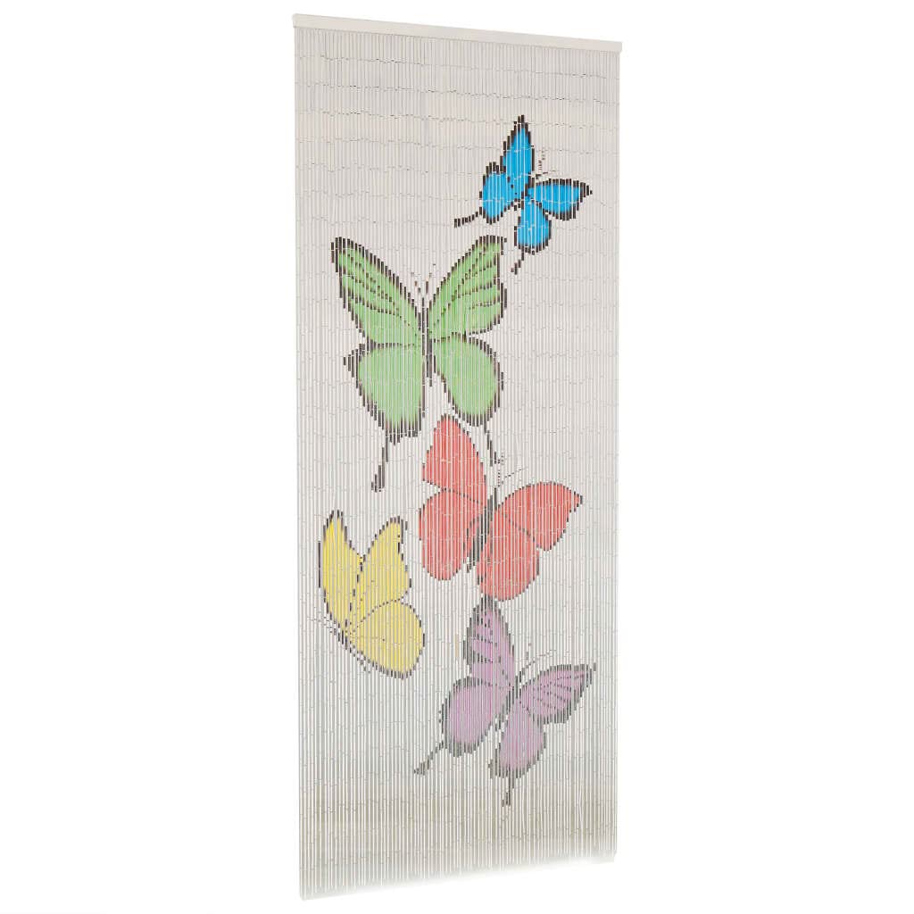 Foto 3 pulgar | Cortina De Bambú Con Forma De Mariposa, Antimosquitos, 90 X 200 Cm - Venta Internacional.