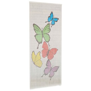 Foto 2 | Cortina De Bambú Con Forma De Mariposa, Antimosquitos, 90 X 200 Cm - Venta Internacional.