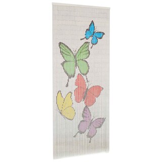 Foto 4 | Cortina De Bambú Con Forma De Mariposa, Antimosquitos, 90 X 200 Cm - Venta Internacional.