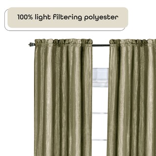 Foto 3 | Cortina De Ventana Achim Home Decor Con Panel Degradado, 213 X 127 Cm, Color Salvia - Venta Internacional.