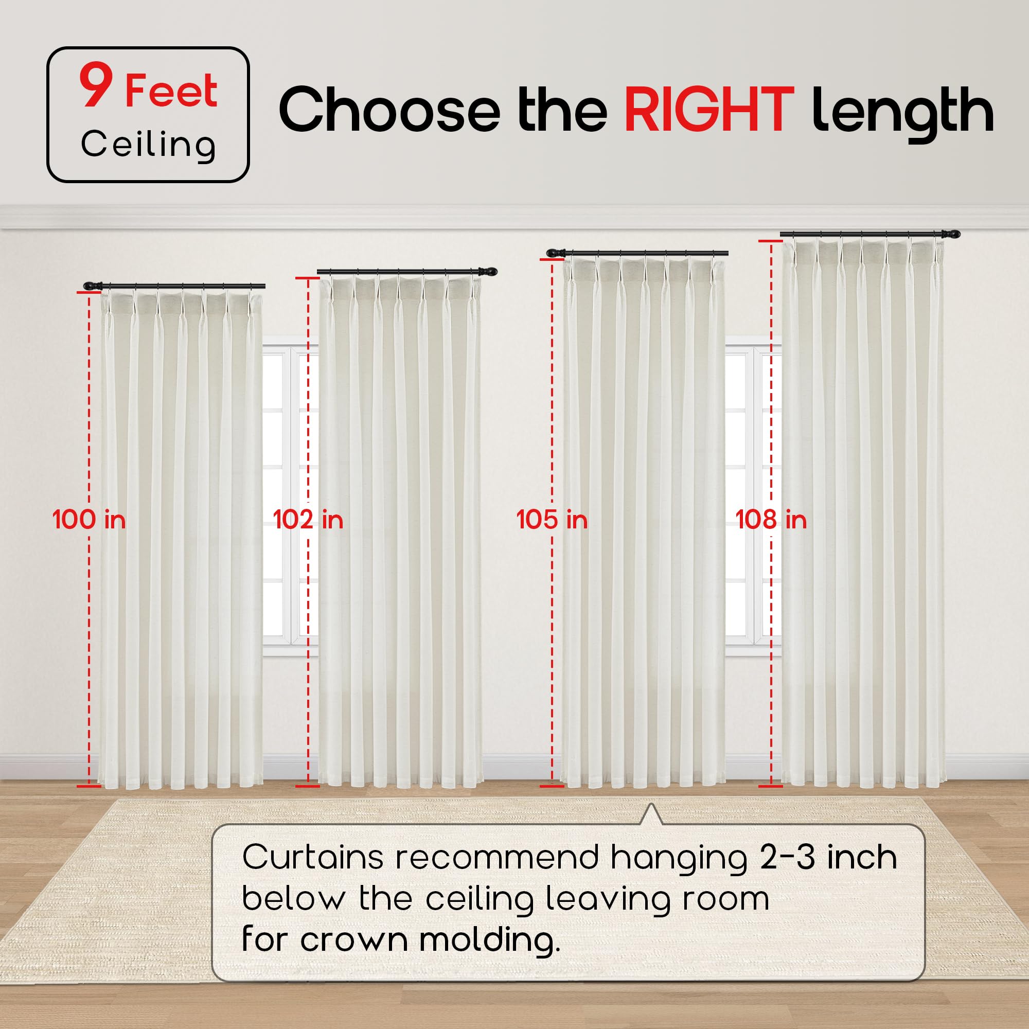 Foto 2 | Cortinas Shineland Para Puertas Corredizas, 254 Cm, Filtro De Luz - Venta Internacional.