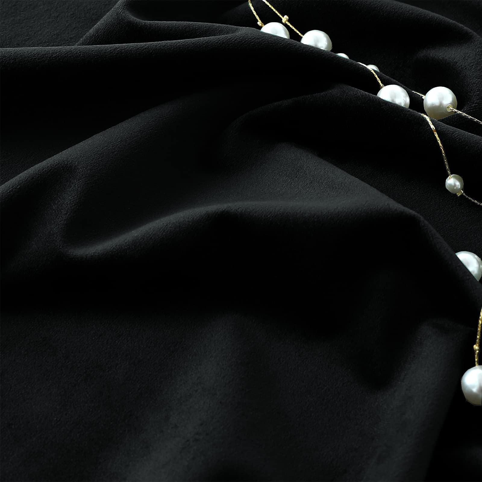 Foto 5 | Cortinas De Terciopelo Opaco De 213 Cm De Largo, 52 Cm De Ancho X 213 Cm De Largo, 2 Paneles - Venta Internacional.