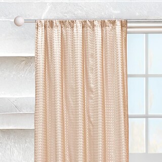 Foto 3 | Cortinas Jacquard Dos Paneles De 1.50 Cm X 2.10 Cm Beige