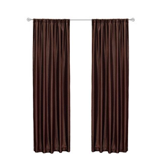 Foto 1 | Cortinas Jacquard Dos Paneles De 1.50 Cm X 2.10 Cm Chocolate