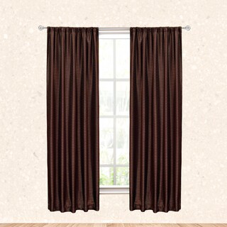 Foto 2 | Cortinas Jacquard Dos Paneles De 1.50 Cm X 2.10 Cm Chocolate