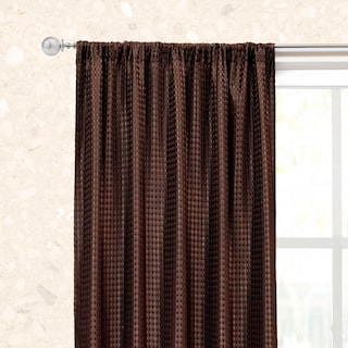 Foto 3 | Cortinas Jacquard Dos Paneles De 1.50 Cm X 2.10 Cm Chocolate