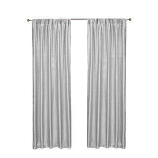 Foto 1 | Cortinas Jacquard Dos Paneles De 1.50 Cm X 2.10 Cm Gris