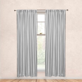 Foto 2 | Cortinas Jacquard Dos Paneles De 1.50 Cm X 2.10 Cm Gris