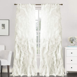 Foto 1 | Cortinas Sweet Home Collection En Gasa Transparente Con Forma De Cascada 96 X 127 Cm - Venta Internacional.