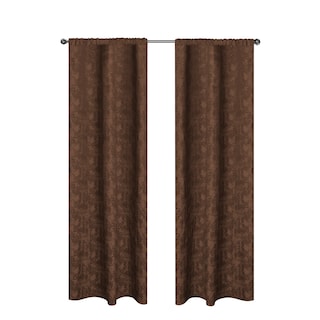 Foto 1 | Cortinas Jacquard Elefantito Hogar Niza Chocolate Color Chocolate Dos Paneles De 1.50 Cm X 2.10 Cm