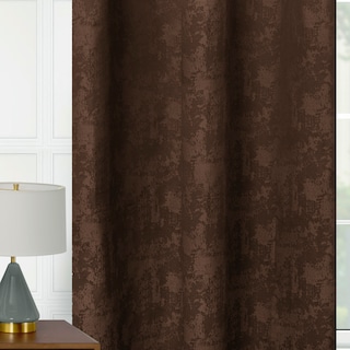 Foto 4 | Cortinas Jacquard Elefantito Hogar Niza Chocolate Color Chocolate Dos Paneles De 1.50 Cm X 2.10 Cm