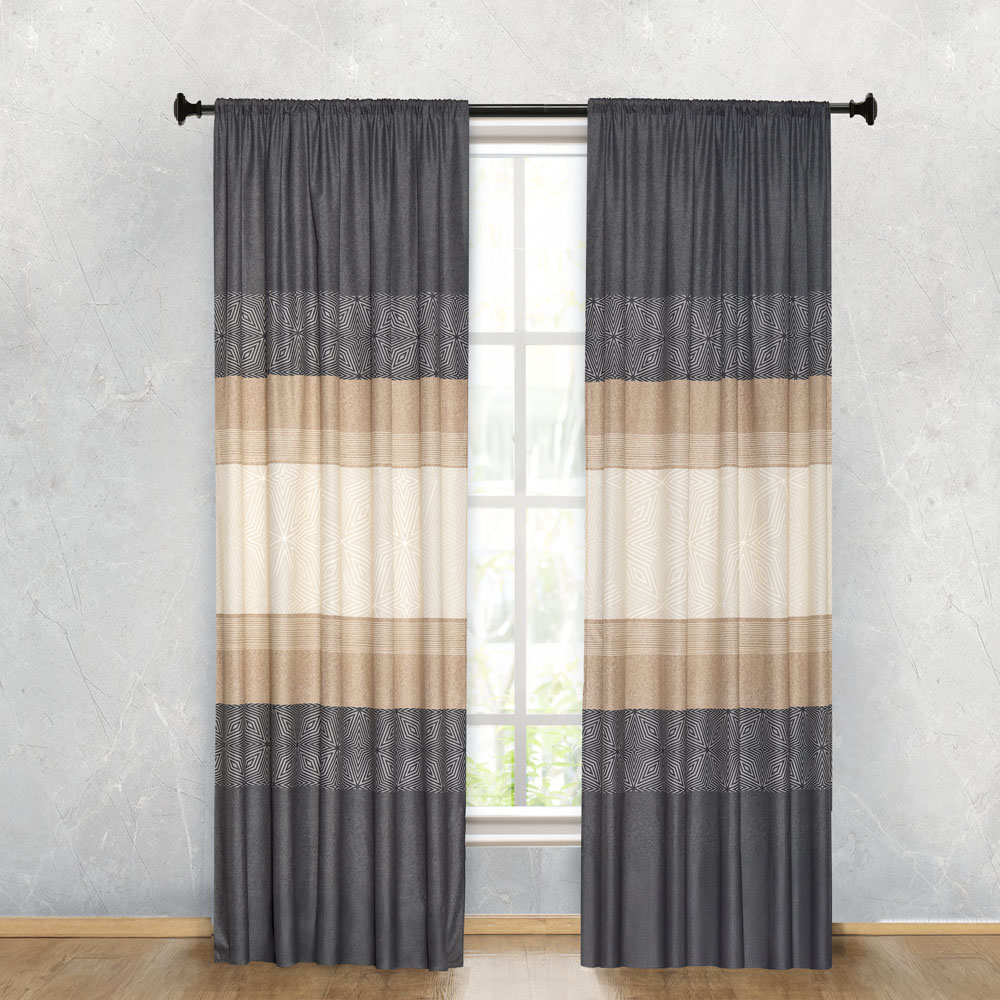 Foto 2 | Cortina Transparencia Media Elefantito Hogar Armenia Color Beige