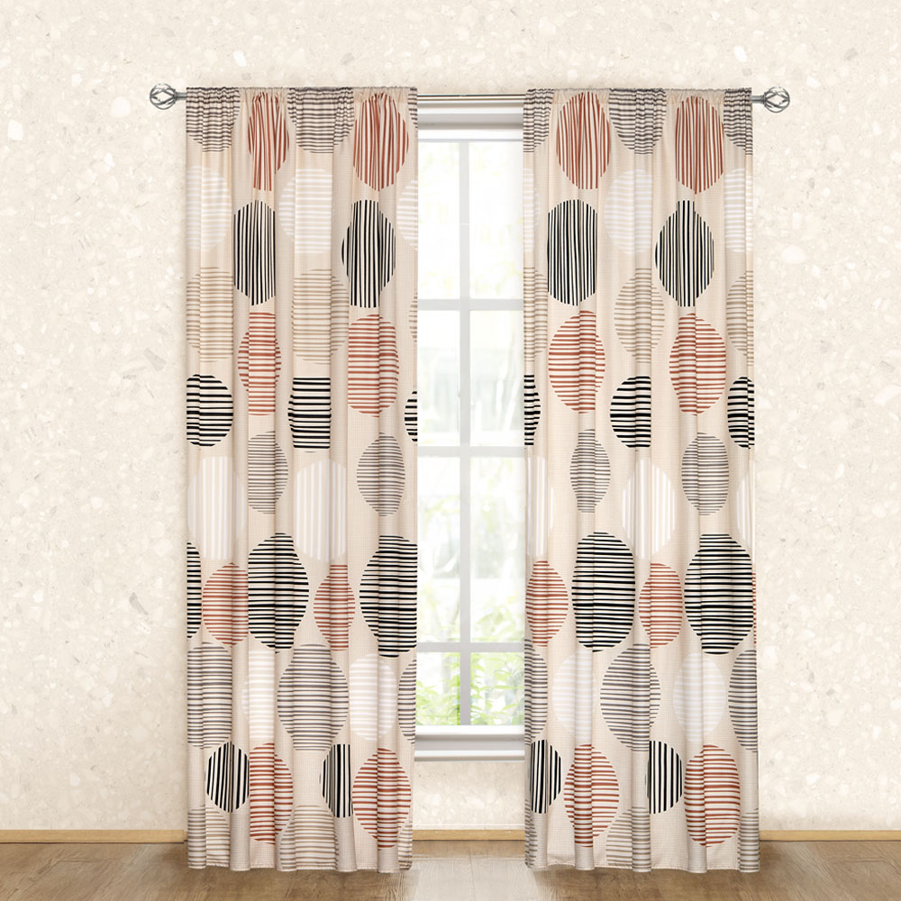 Foto 2 | Cortina Transparencia Media  Elefantito Hogar Rietti Color Beige