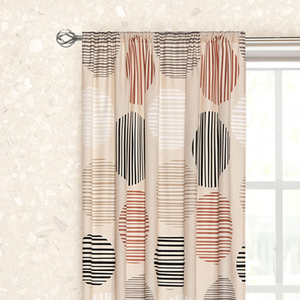 Foto 4 pulgar | Cortina Transparencia Media  Elefantito Hogar Rietti Color Beige