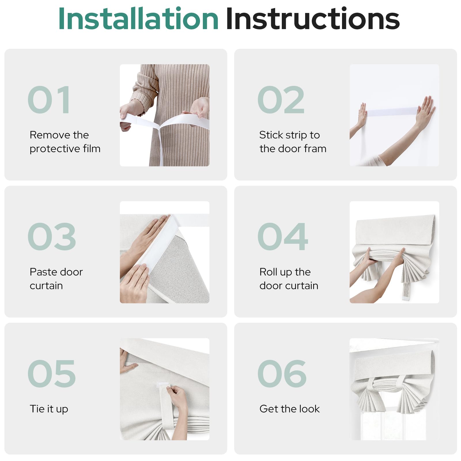 Foto 8 pulgar | Cortinas Homeideas 76 x 173 cm-Venta Internacional