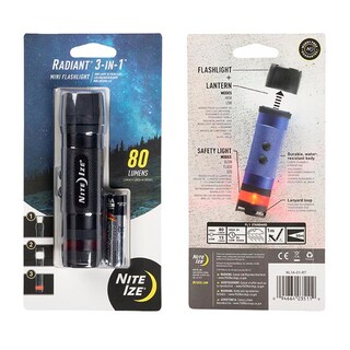 Foto 3 | Mini Linterna Led Nite Ize NL1A-01-R7 color Negro con Luz Roja de Seguridad