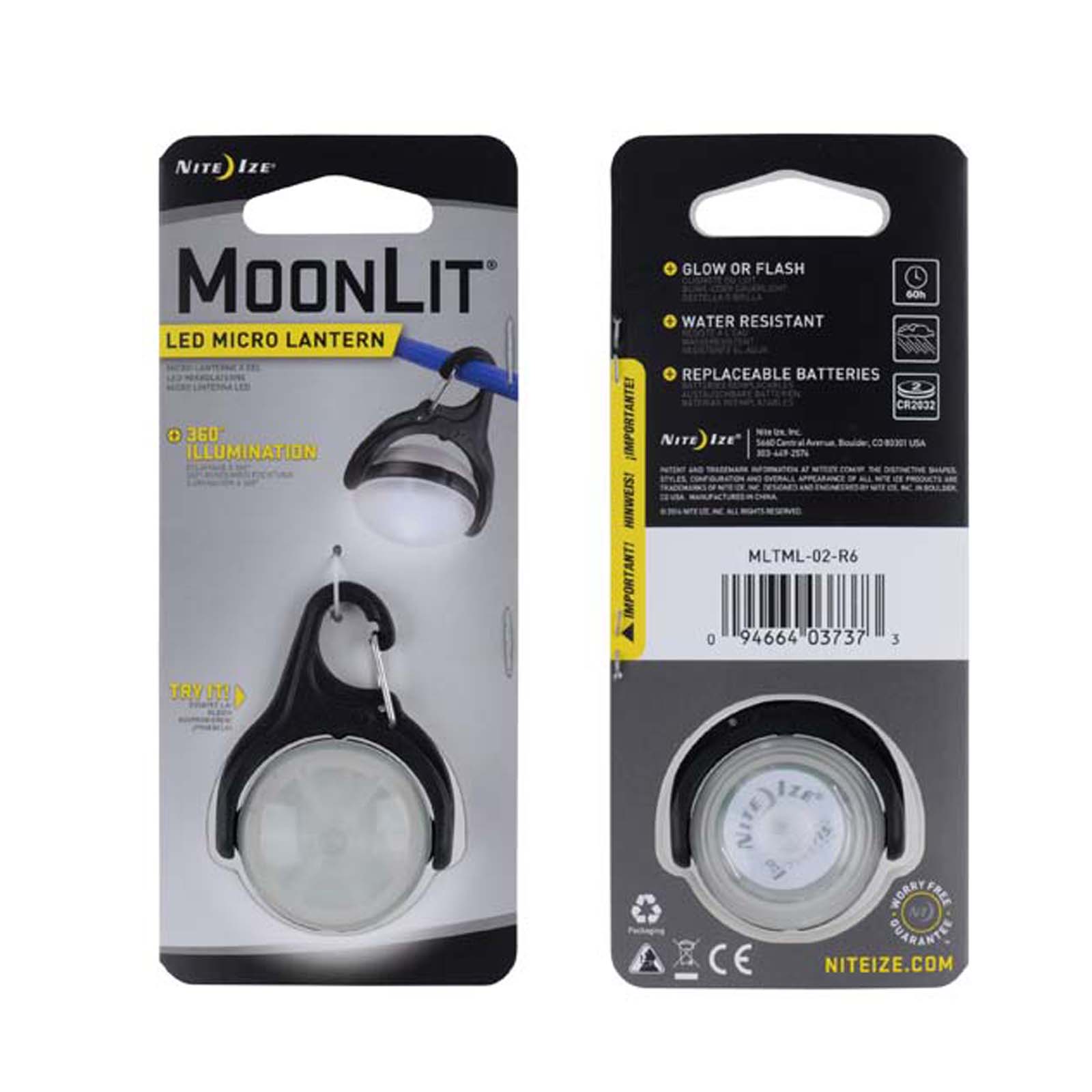 Foto 1 | Mini Linterna de Camino o Lectura Nite Ize Mltml-02-R6 color Blanco