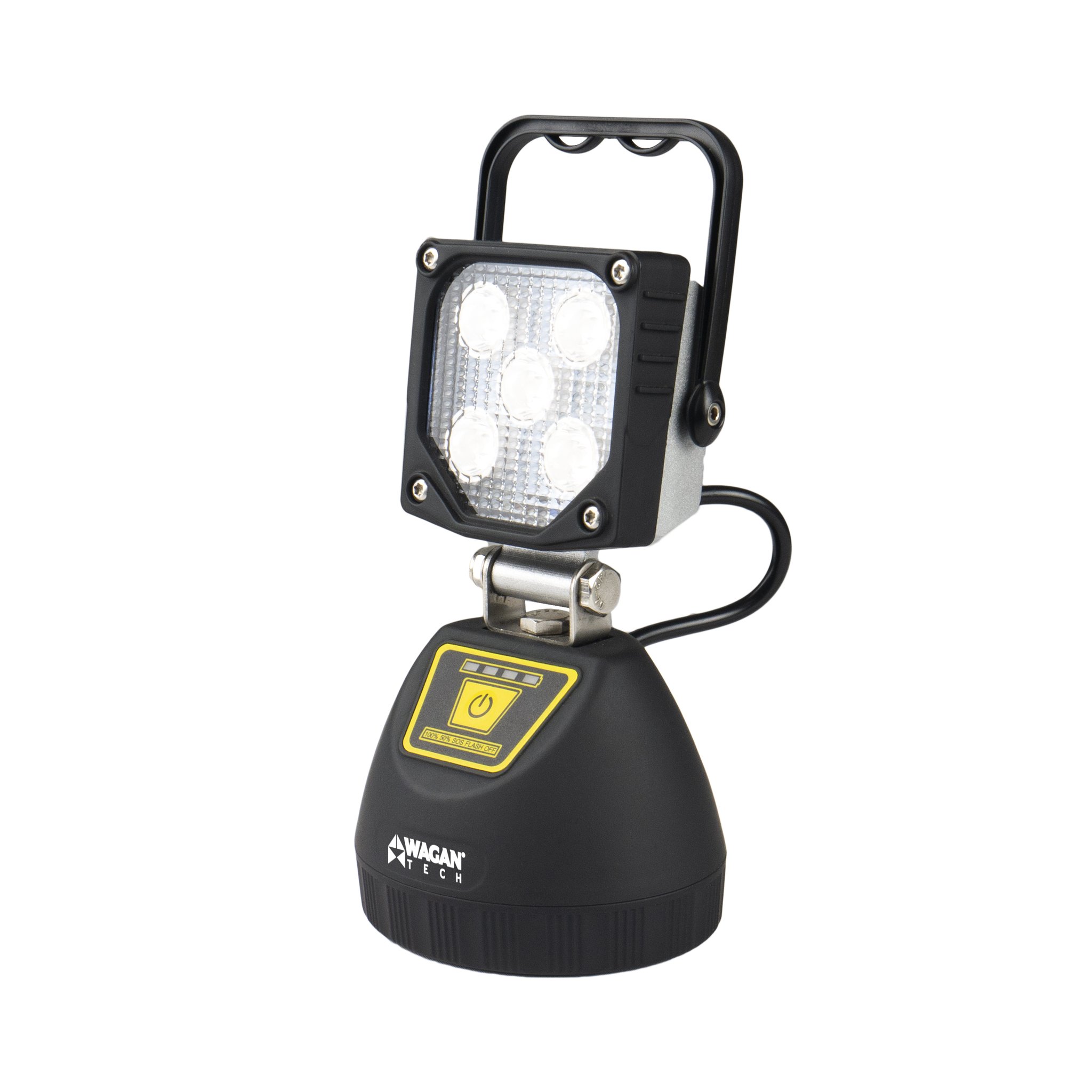 Lámpara Led de Trabajo WAGAN 2140 color Negro de 900 Lúmenes