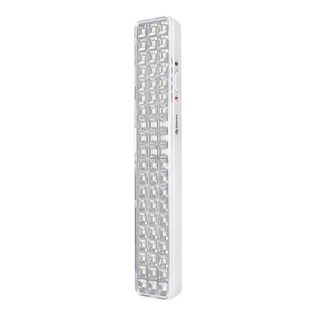 Foto 2 | Lámpara de Emergencia Recargable 60 Led´s Steren LAM-526 color Plateado