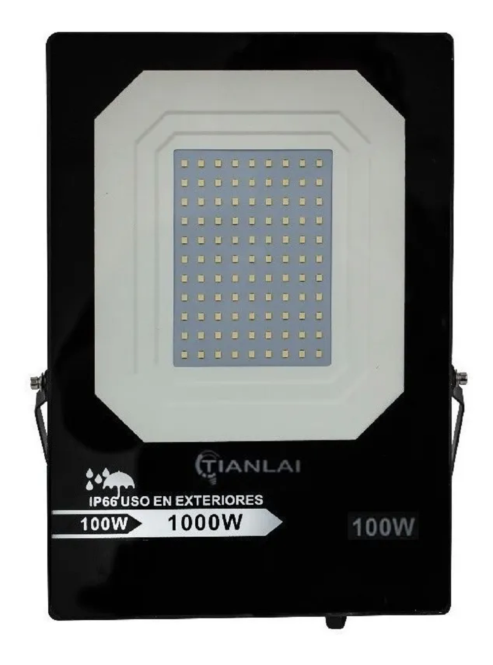 Foto 2 pulgar | Reflector Led Malubero Malu469 color Negro de 100 W Ip 66 Led de Alta Potencia