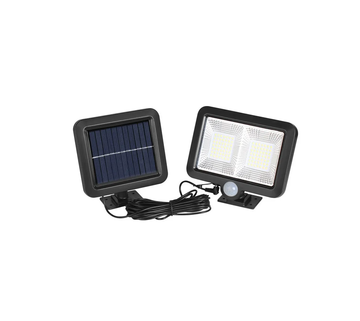 Lámpara Solar Recargable Luz Solar Led Malubero color Negro