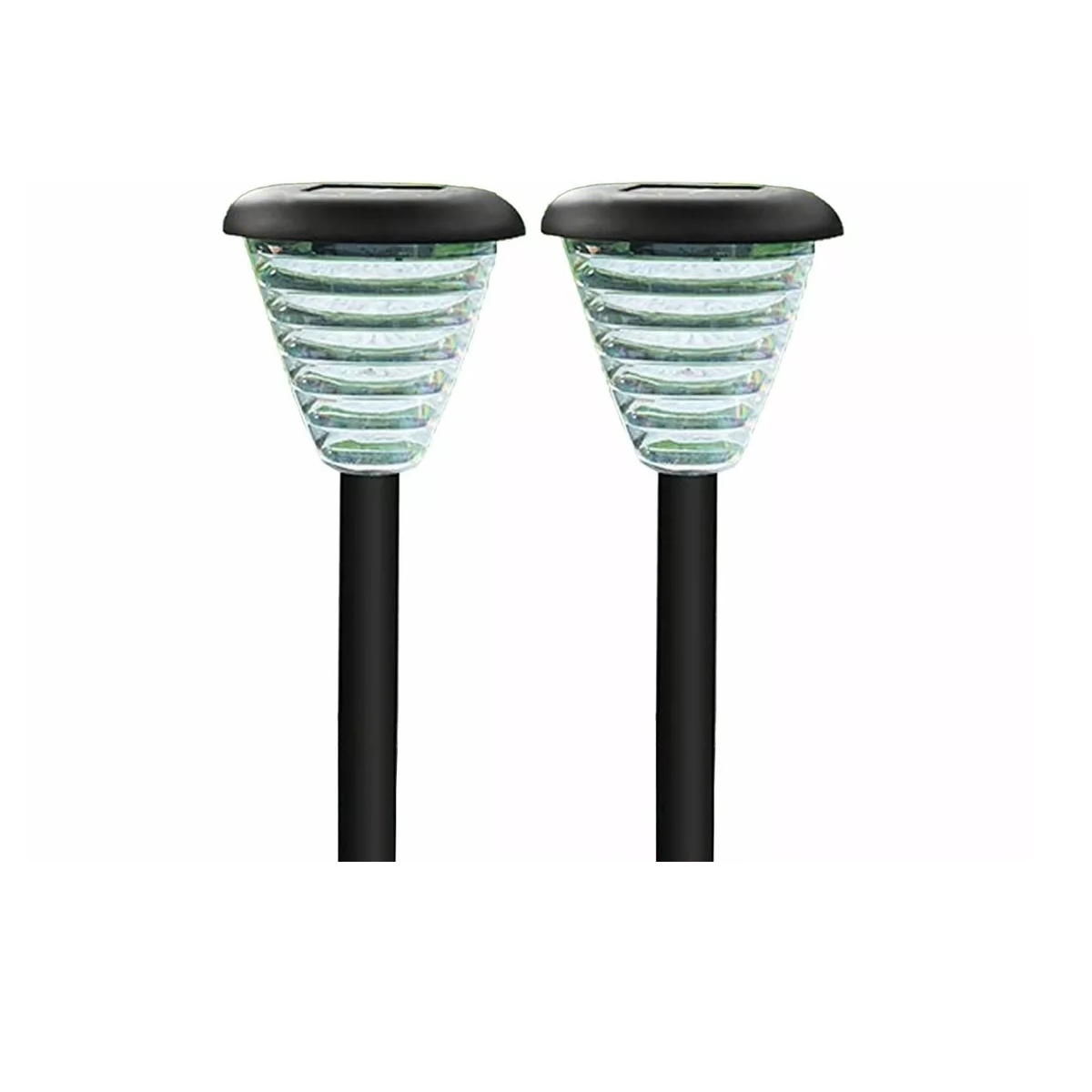 Luz Solar Inducción de Césped Eo Safe Imports Esi-4741 Negro 2 Piezas