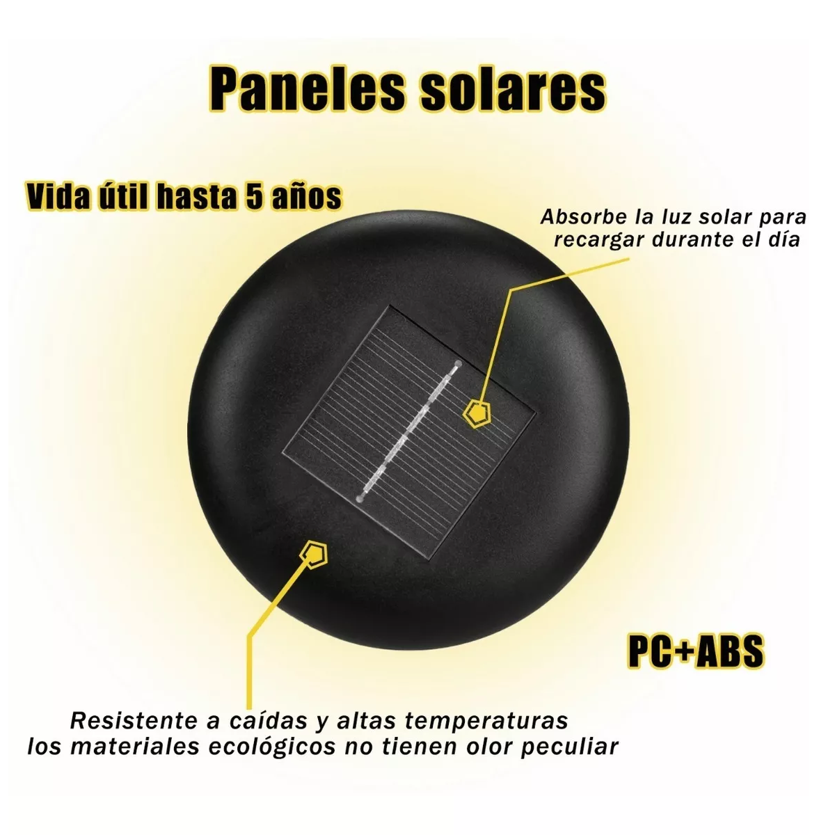 Foto 2 | Luz Solar Inducción de Césped Eo Safe Imports Esi-4741 Negro 2 Piezas