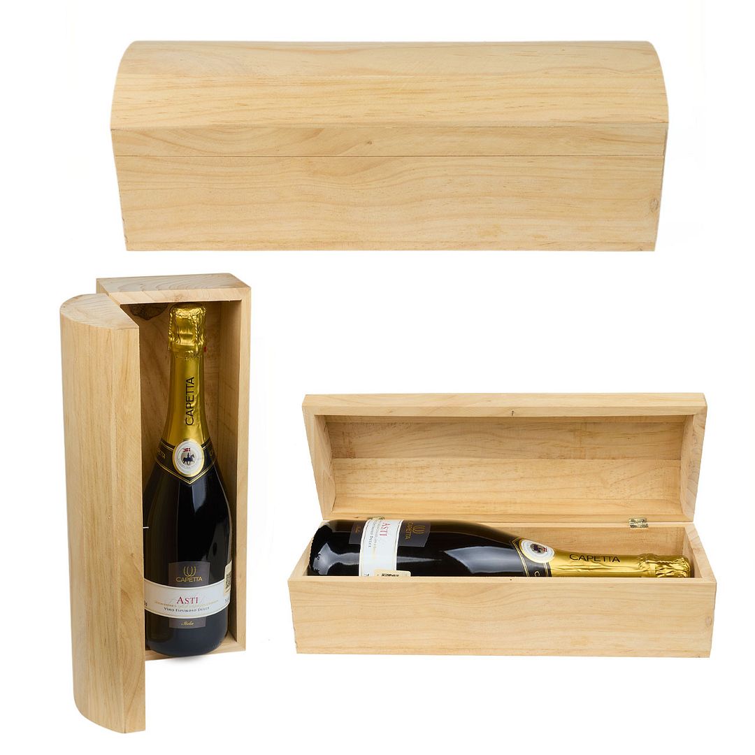 Foto 4 pulgar | Caja para Botella InstaCase de Madera para Regalo