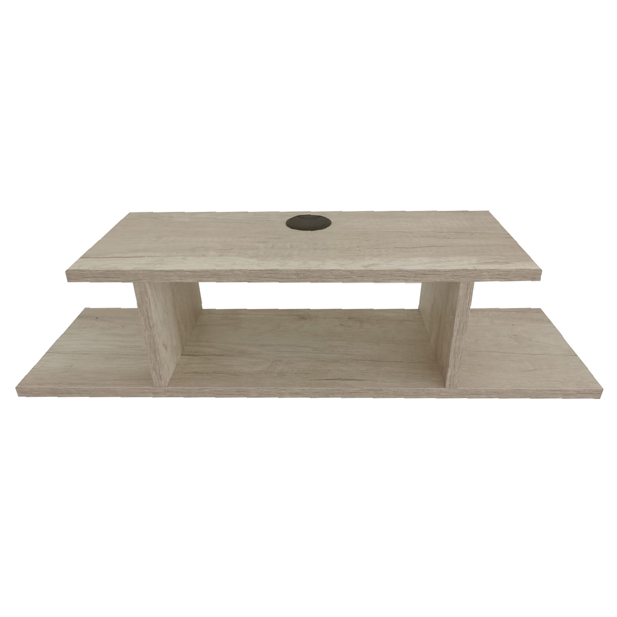 Estante Flotante Hanlob color Beige para Equipos de TV Teka Artico