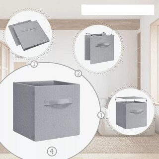 Foto 3 | 3 Cajas Malubero Costuras Reforzadas color Gris Plegable