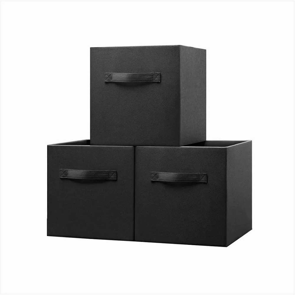 Foto 1 | 3 Cajas Malubero Costuras Reforzadas color Negro Plegable