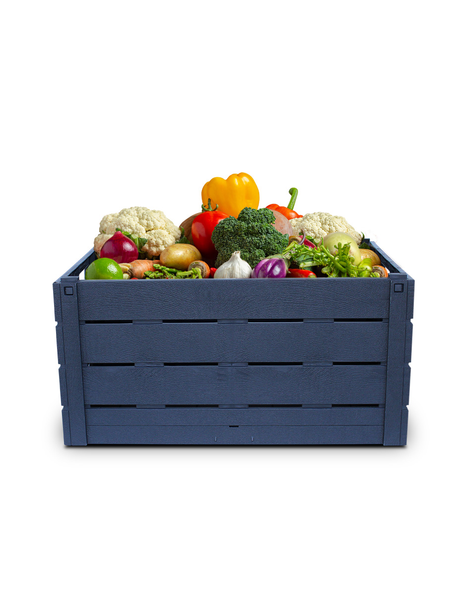 Foto 4 pulgar | Caja Plegable Ag Box Efecto Madera Fácil De Armar Resistente Ligera Multiuso 60 Litros Strata