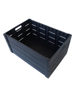 Foto 4 | Caja Plegable Ag Box Efecto Madera Fácil De Armar Resistente Ligera Multiuso 60 Litros Strata
