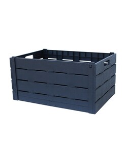 Foto 5 | Caja Plegable Ag Box Efecto Madera Fácil De Armar Resistente Ligera Multiuso 60 Litros Strata