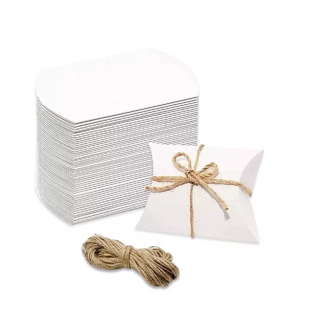 Foto 2 pulgar | Cajitas Para Dulces Almohada Recuerdos Boda Bautizo 50 Cajas